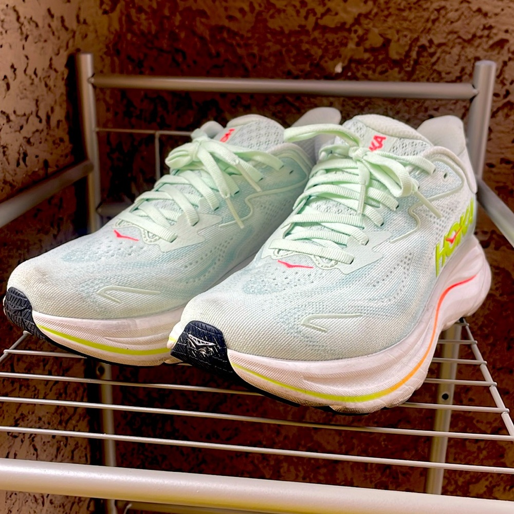 Brand new worn once woman HOKA shoes